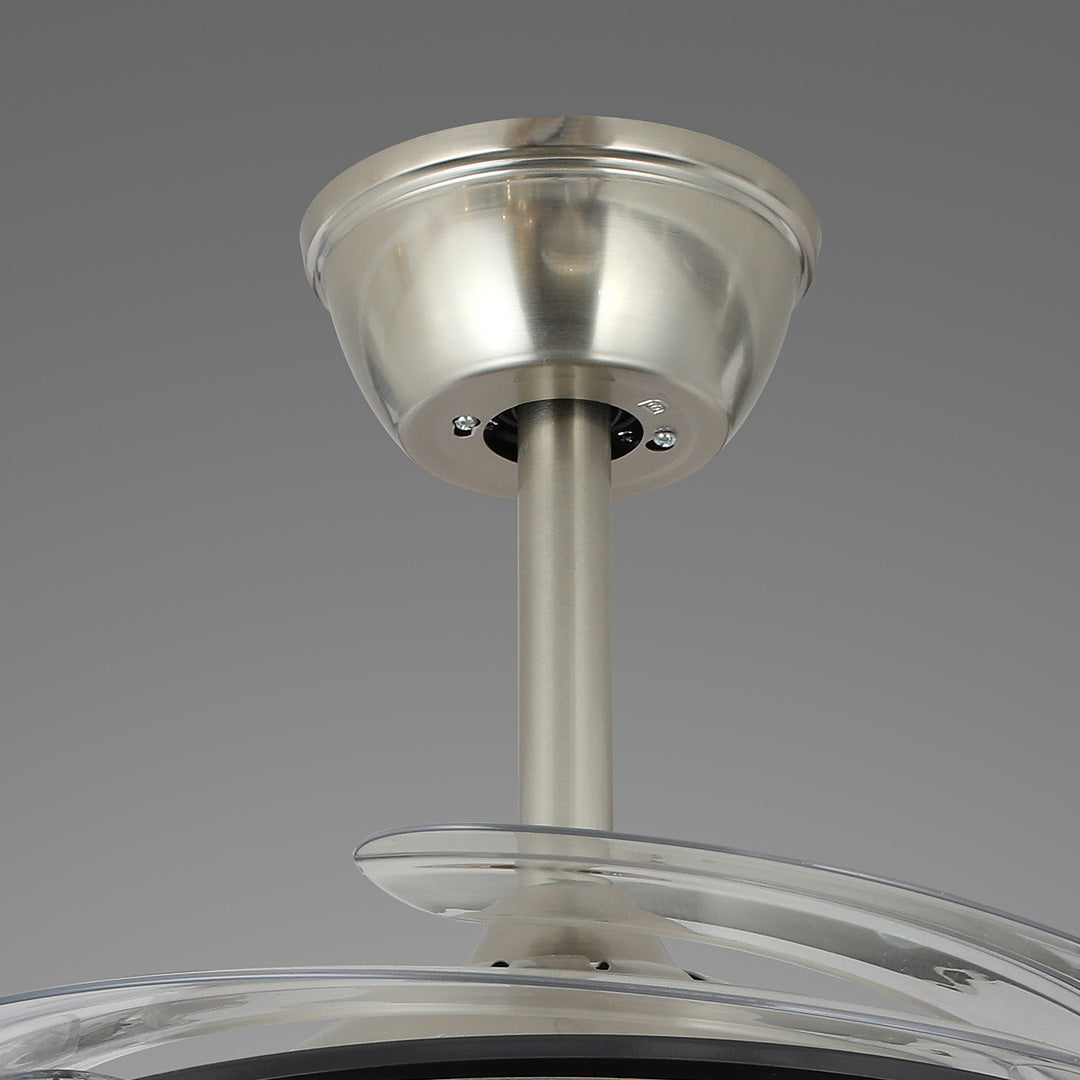 WINDSOR CRYSTAL-ENCASED CEILING FAN WITH REMOTE LIGHTING CONTROL