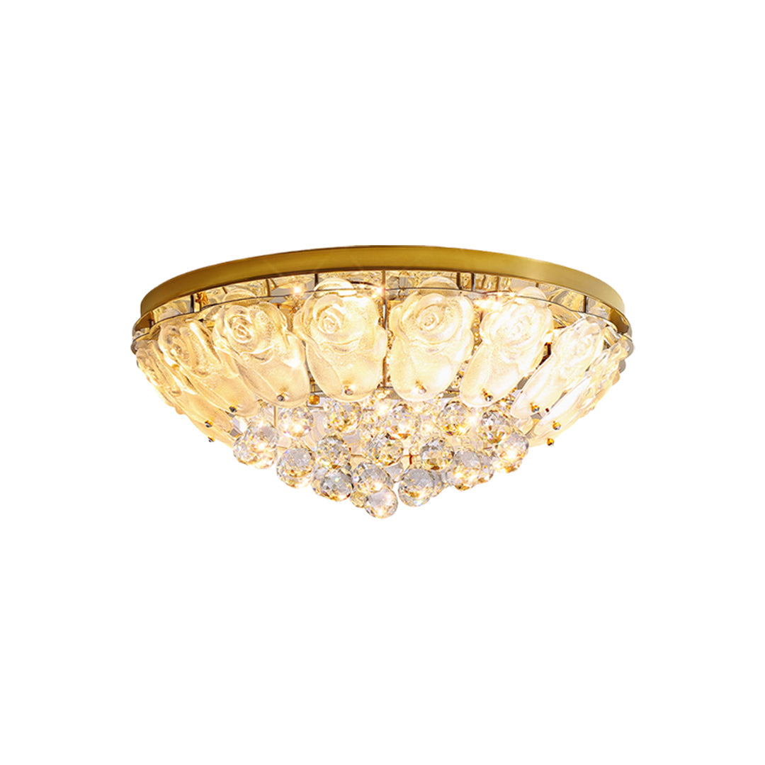 ALDERLEY CRYSTAL FLUSH MOUNT LIGHTING FIXTURE