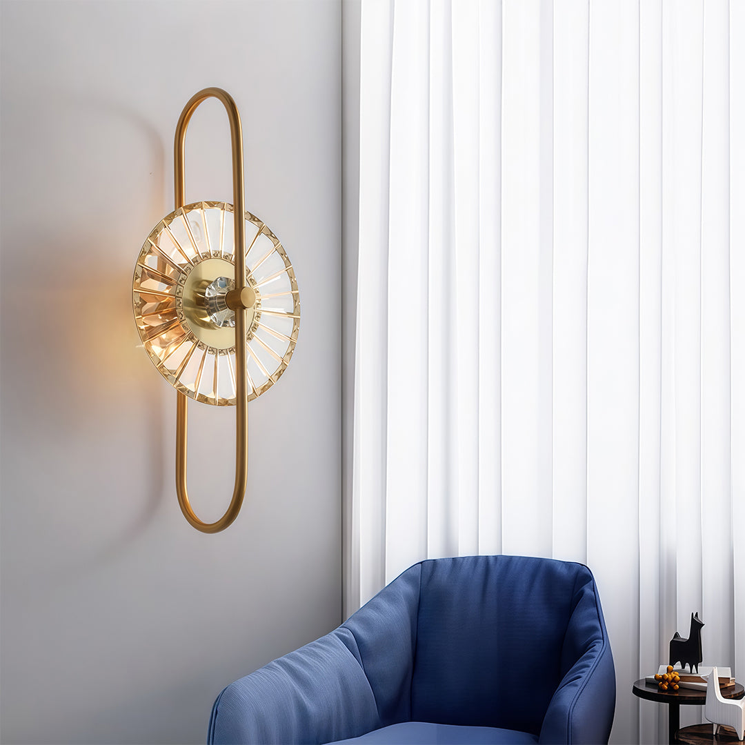 WINTERBORNE CRYSTAL EMBRACE WALL LIGHT