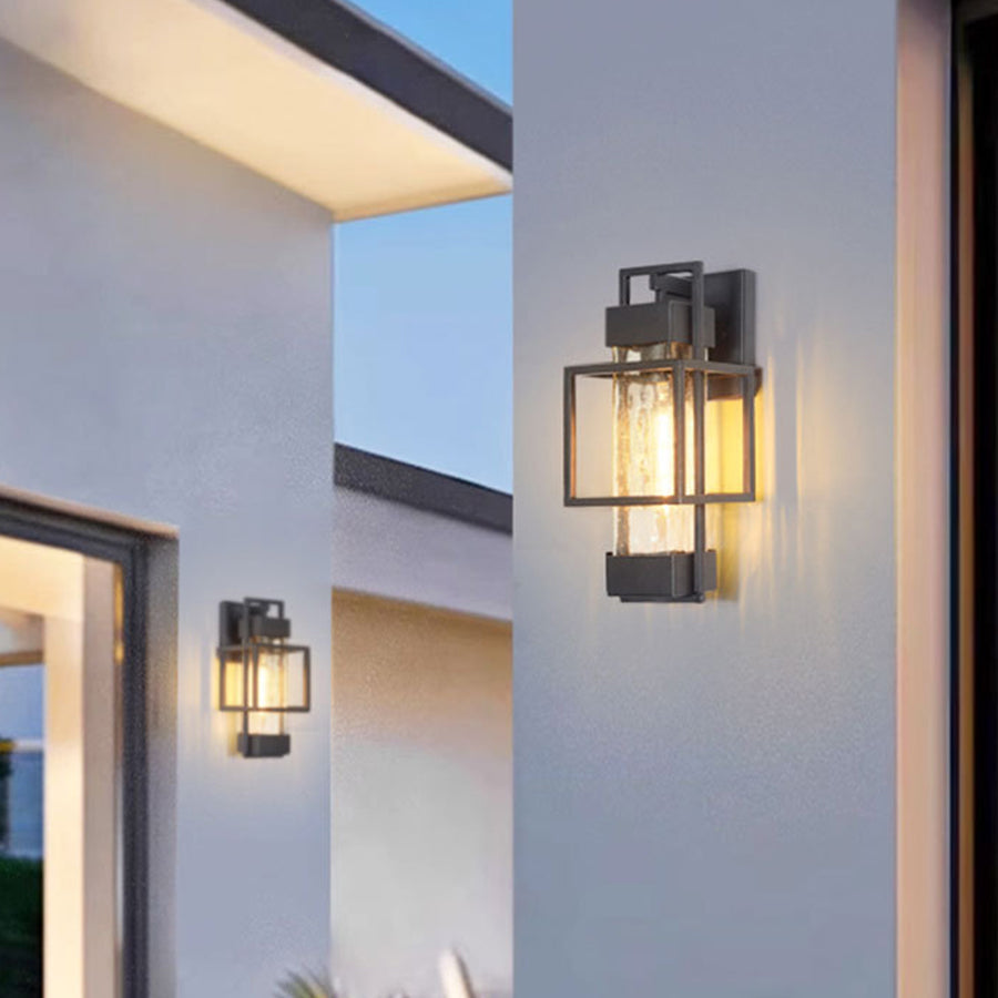 RAVENHALL WEATHERED IRON OUTDOOR WALL LIGHT
