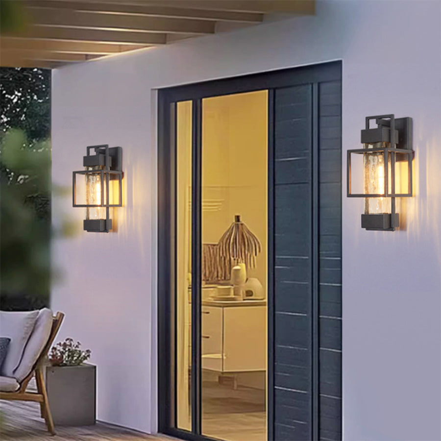 RAVENHALL WEATHERED IRON OUTDOOR WALL LIGHT