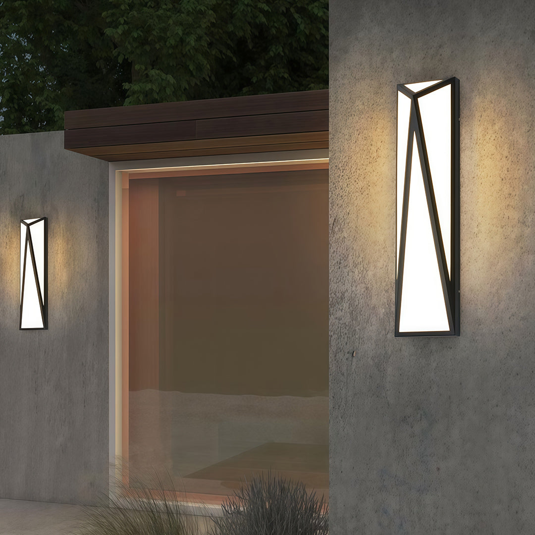 BLACKWATER MODERN METAL OUTDOOR WALL SCONCE