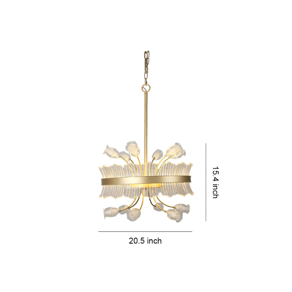 FLORENCE GARDENIA ADJUSTABLE CEILING SUSPENSION LIGHT