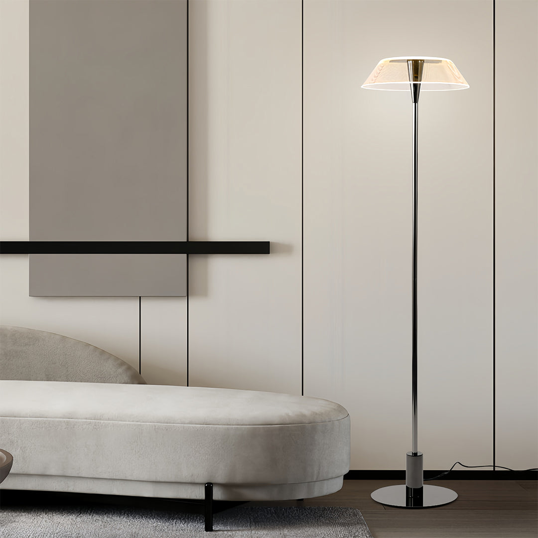 WHITBY TAPERED LUMINAIRE - Sleek Vertical Design Standing Light