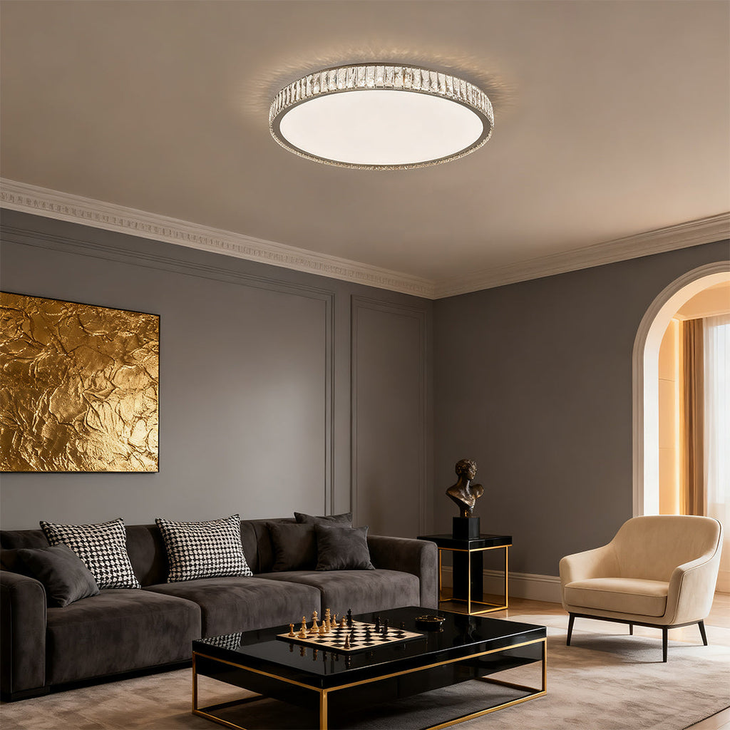 WINDSOR CRYSTAL CEILING GLOW LANTERN