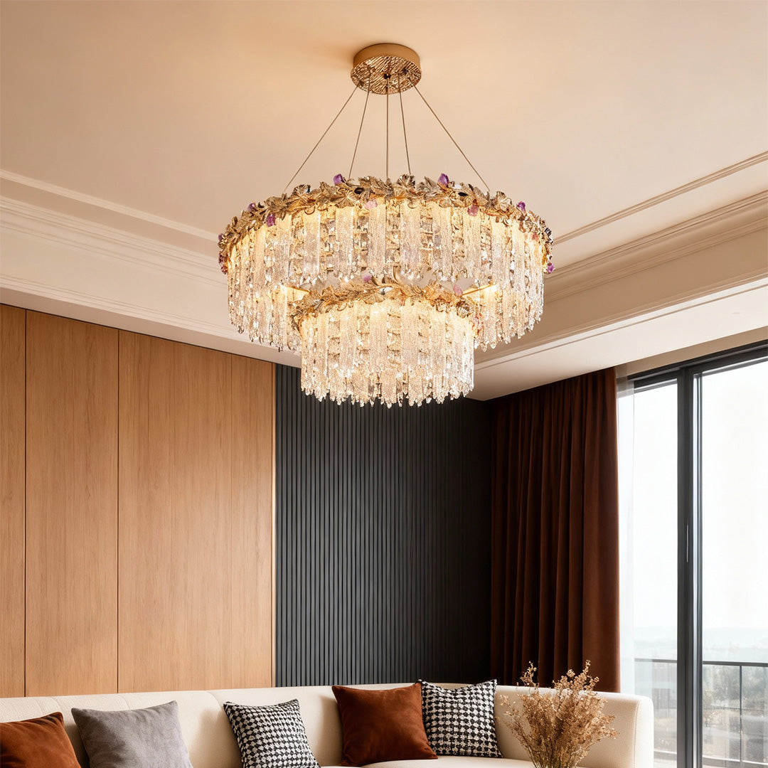 CARLETON CRYSTAL SPHERE CEILING LUMINAIRE