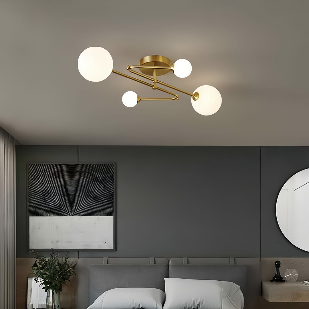 WINTHROP GOLDEN BEAN CEILING GLOW