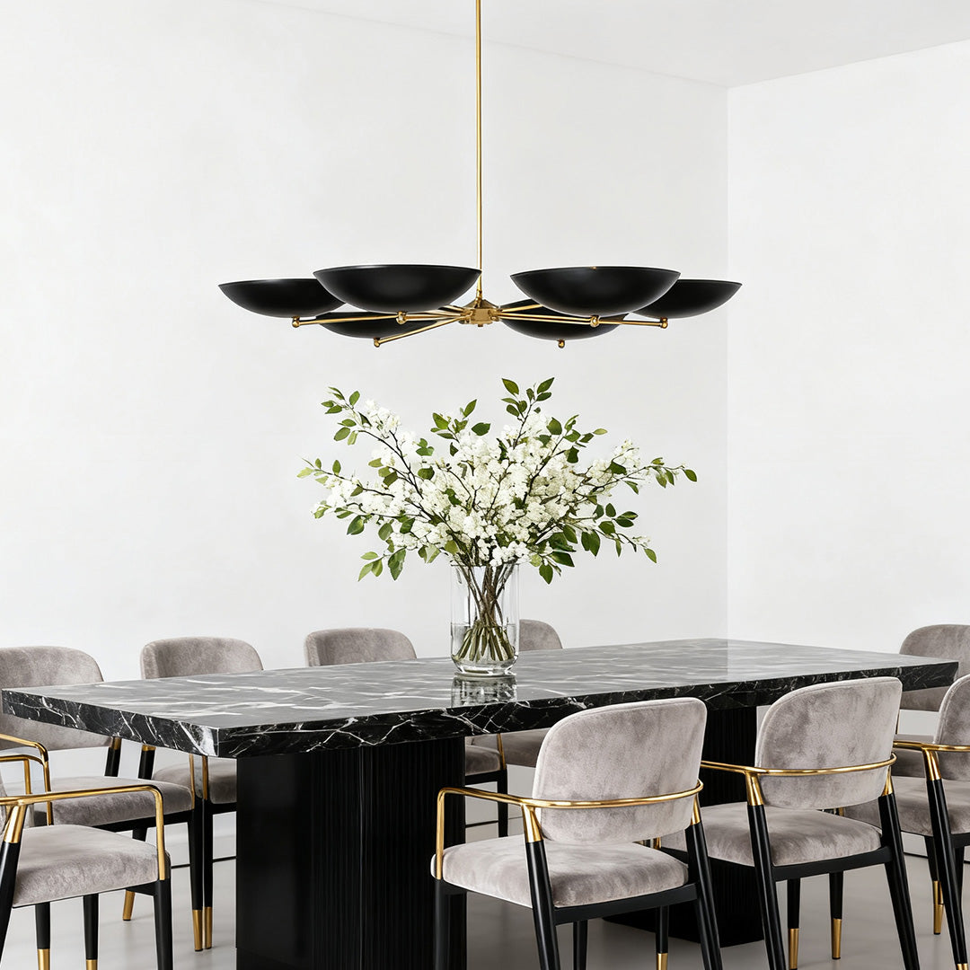RAVENHURST AURIC TRIM CEILING CHANDELIER