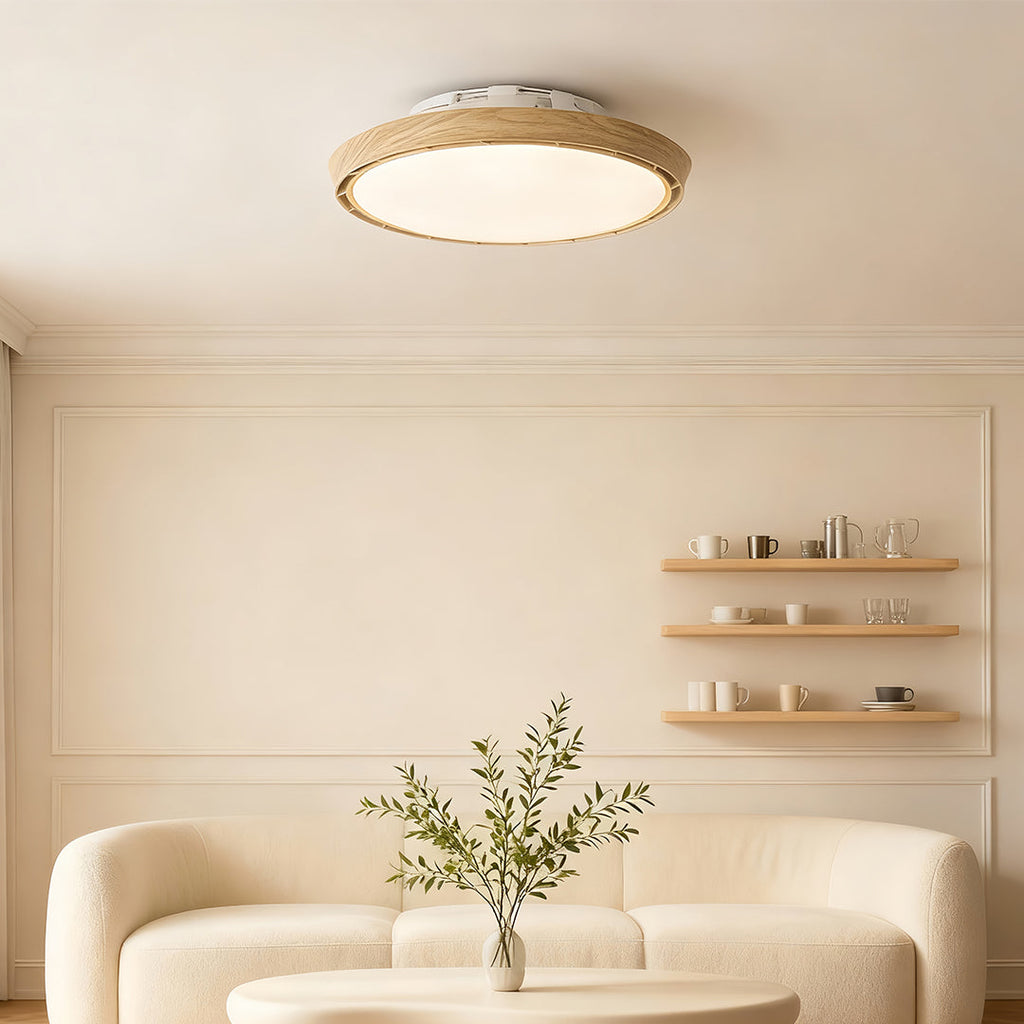 WINDSOR AERO LED CEILING LIGHT WITH DIMMABLE FUNCTION AND LEAFLESS DESIGN