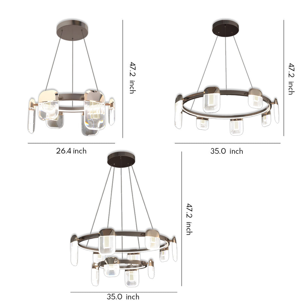 VERONA CRYSTAL LATTICE CEILING GLEAMER