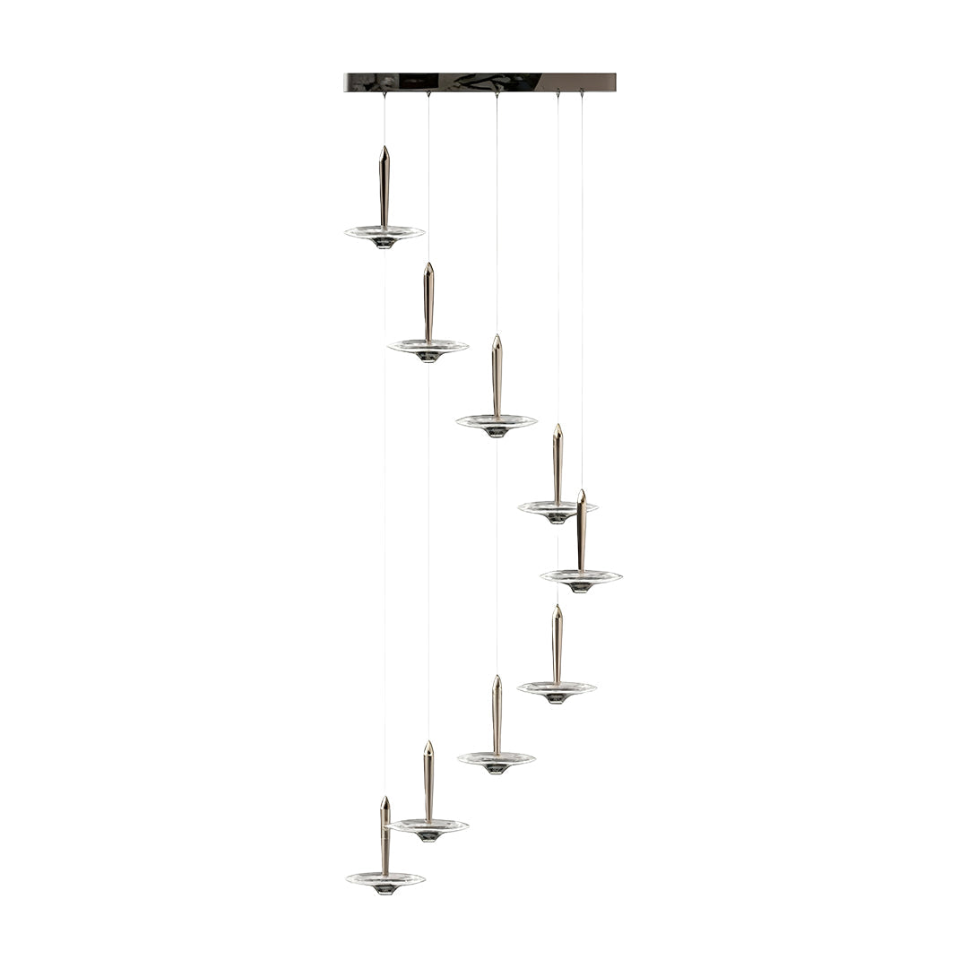 WINTHROP CRYSTAL GLOBE HANGING LUMINAIRE