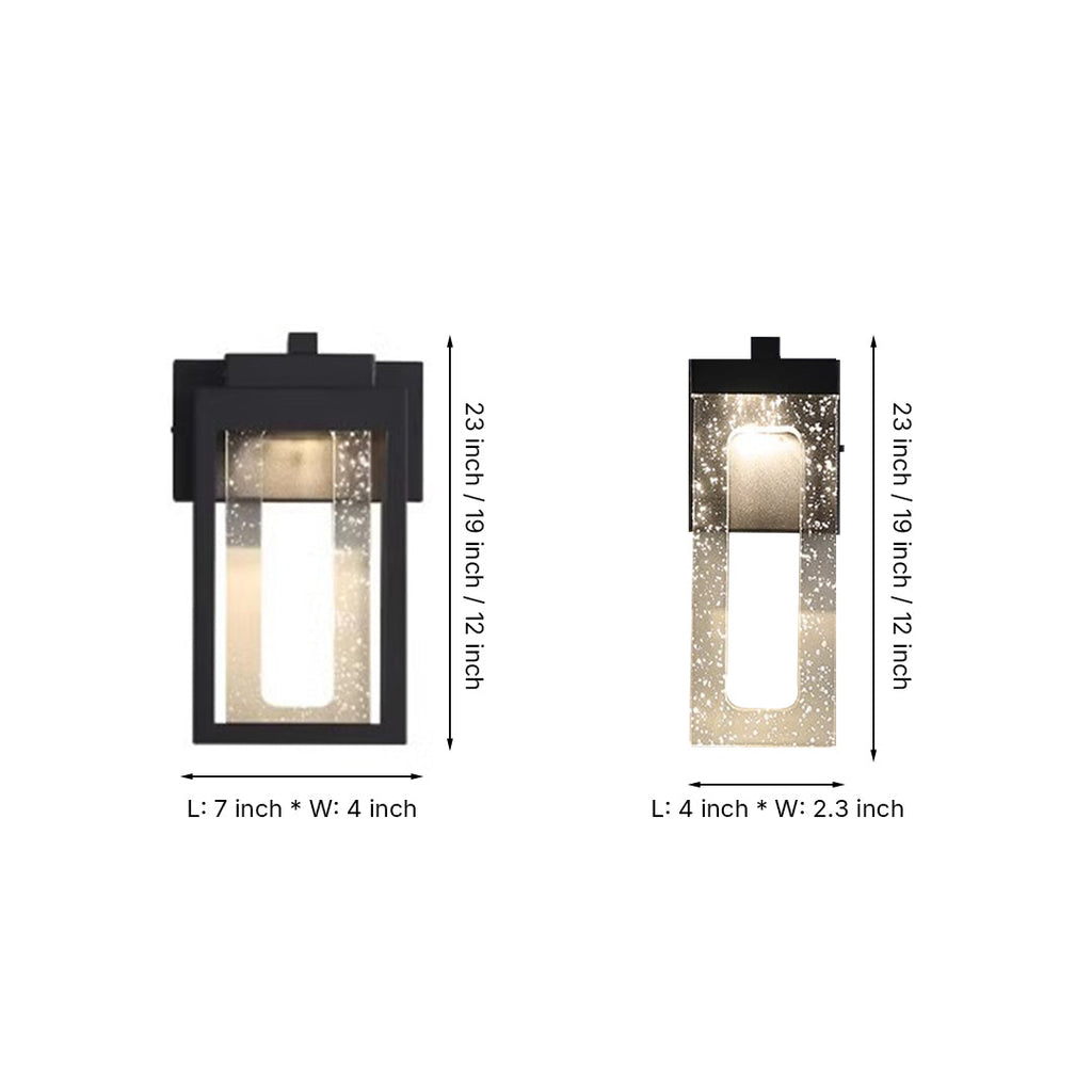 1. "WINDERMERE AQUA-BEAM OUTDOOR LANTERN"  
   - A waterproof fixture featuring a stunning crystal design that refracts light beautifully, perfect for illuminating garden paths and patios.

2. "HASTINGS CRYSTAL-CLAD WALL SCONCE"  
   - A weather-resistant