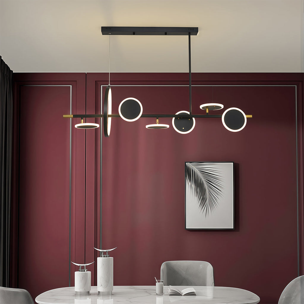 WINTERBOURNE SILICONE SIX-BULB CEILING LANTERN