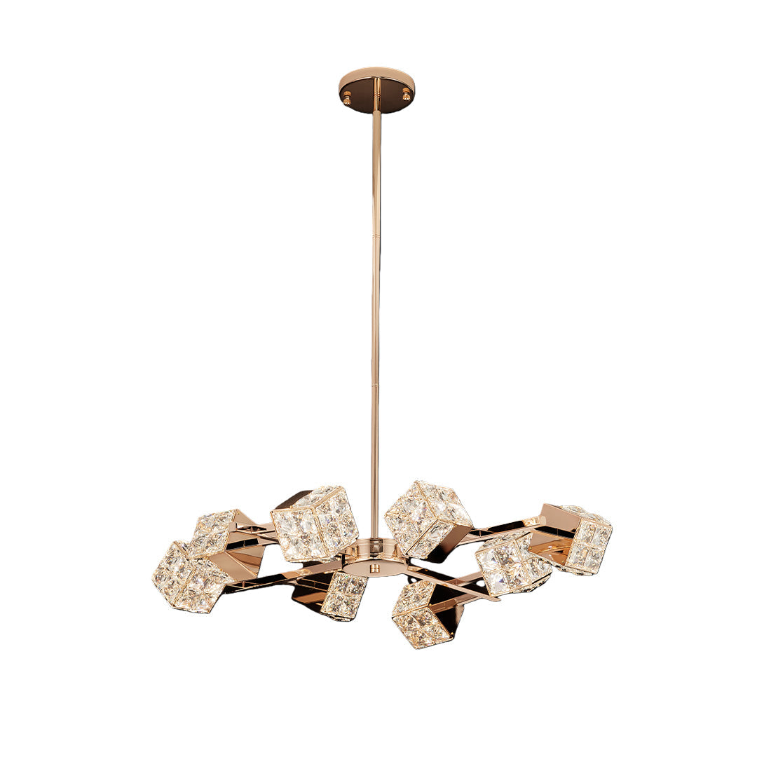 WINTHORPE CRYSTAL CUBE CEILING LANTERN