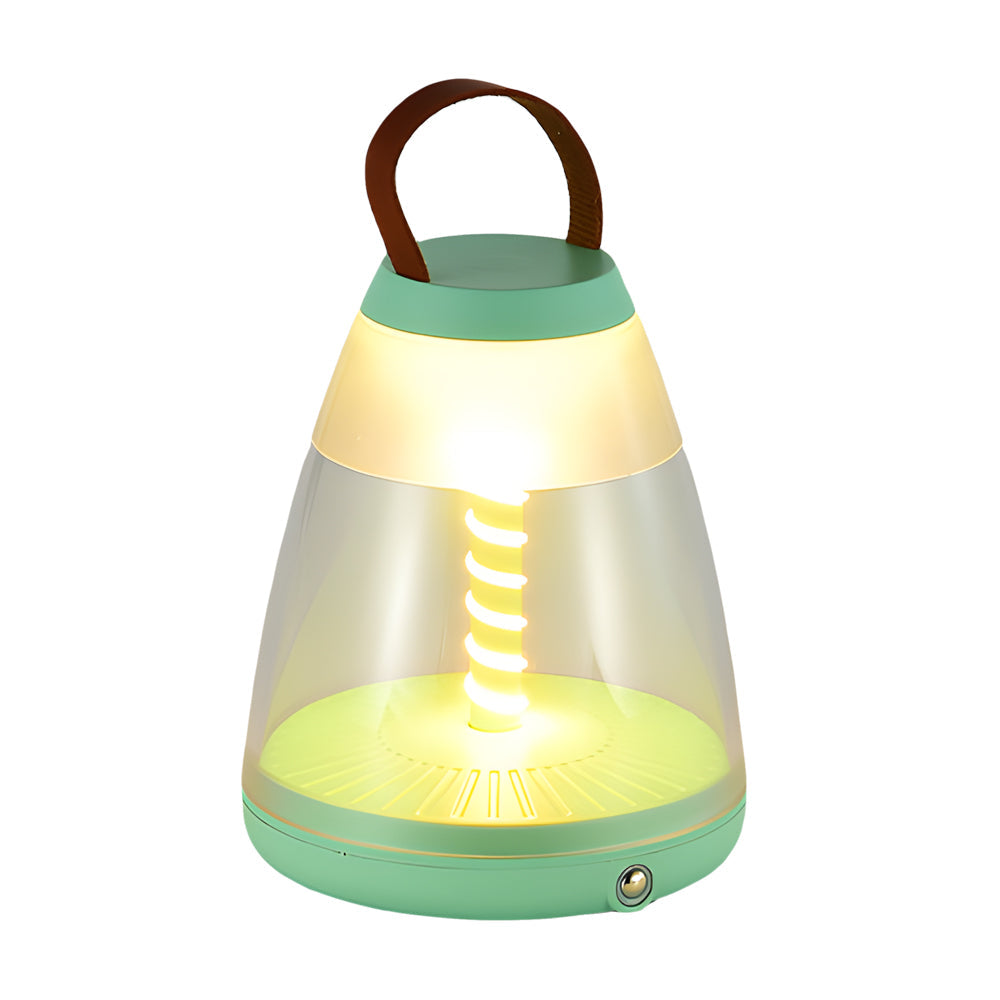 WINDSOR WHIRL SPIRAL OUTDOOR LANTERN, BATTERY-OPERATED PORTABLE LIGHTING