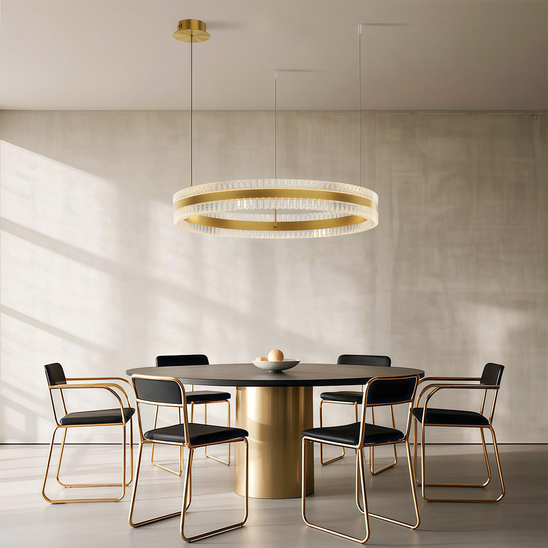 WINTHORPE CIRCULAR LUMINAIRE, MODERN MINIMALIST CEILING LIGHT
