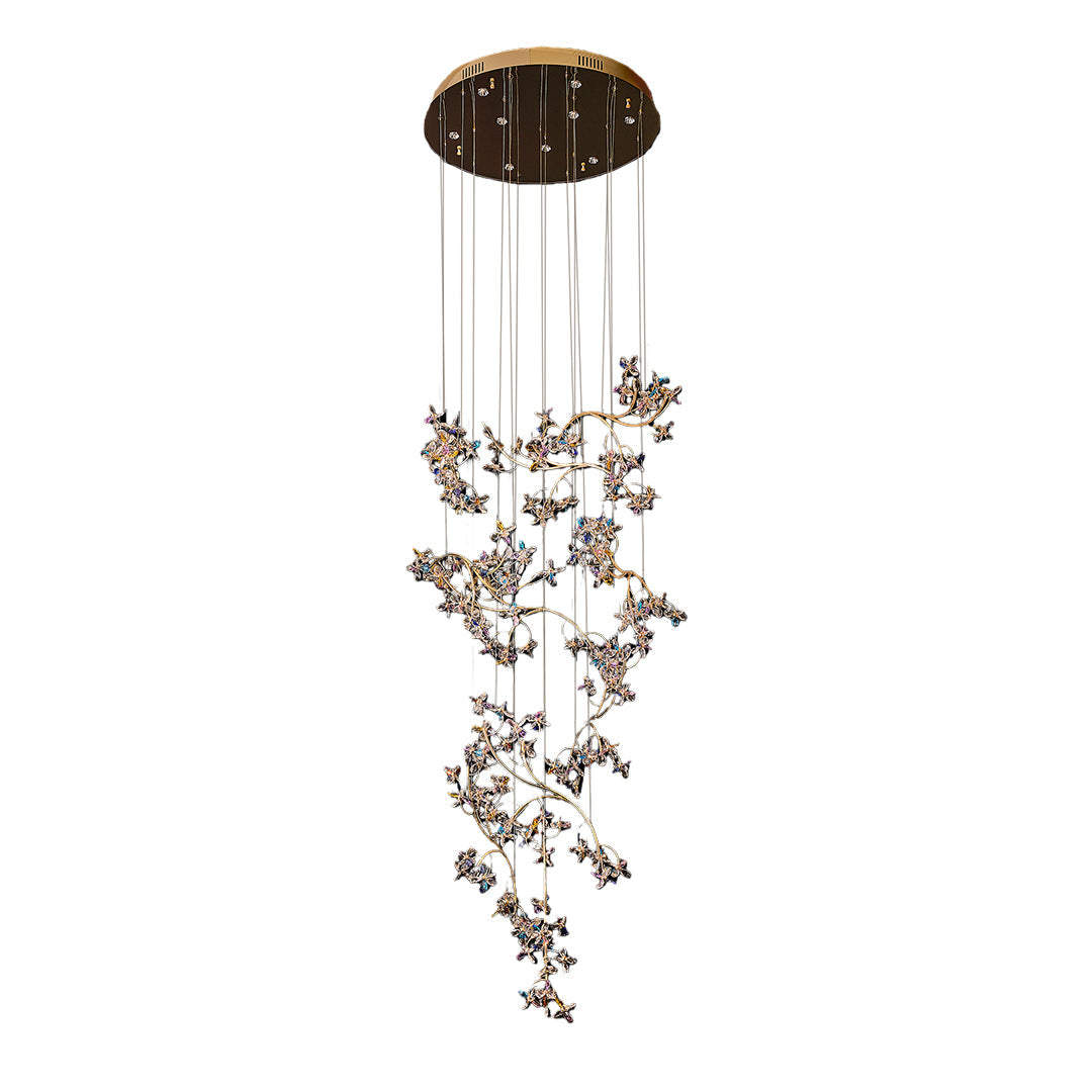 THORNBURY CRYSTAL SPIRAL CEILING LANTERN