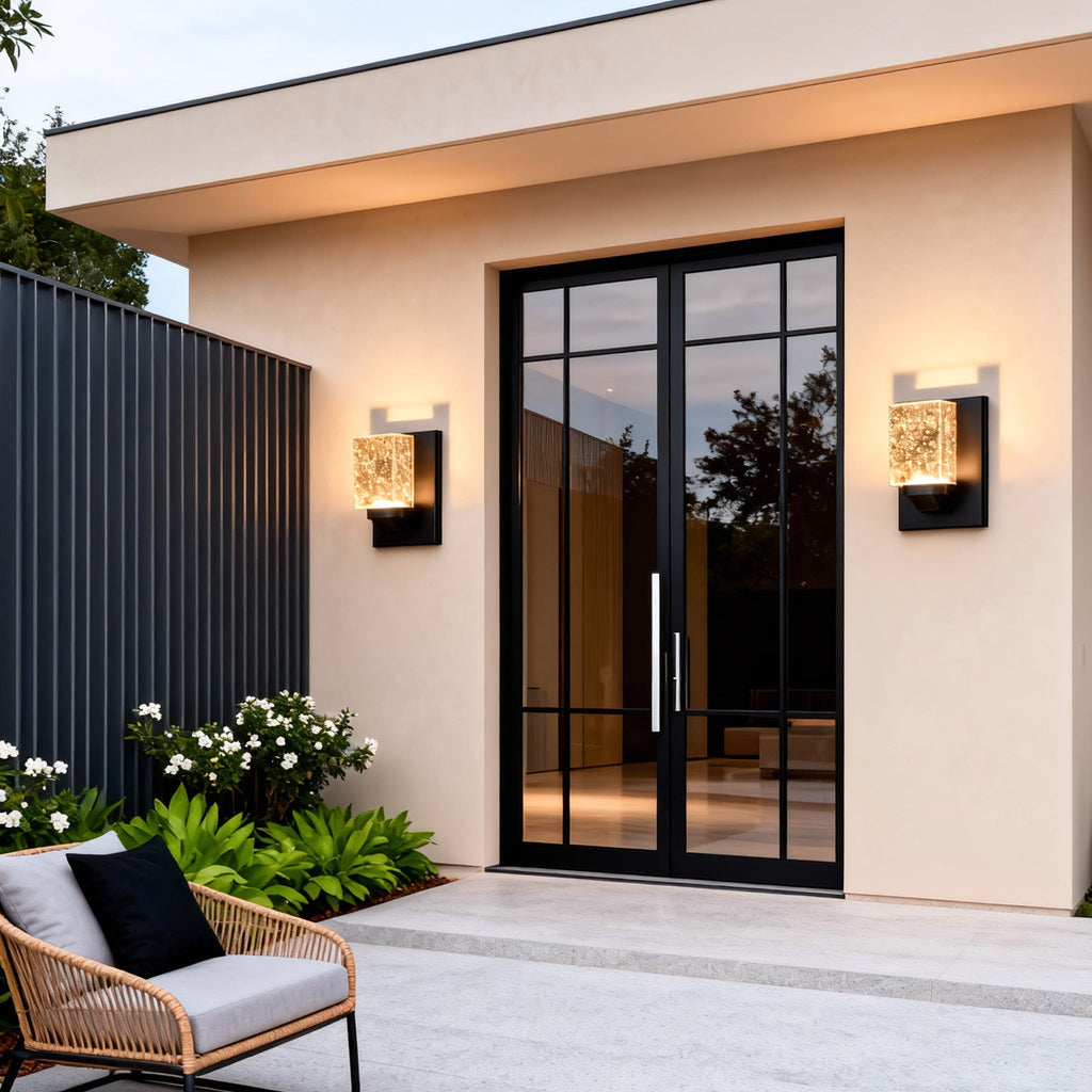 WINDSOR CRYSTAL GARDEN WALL LANTERN