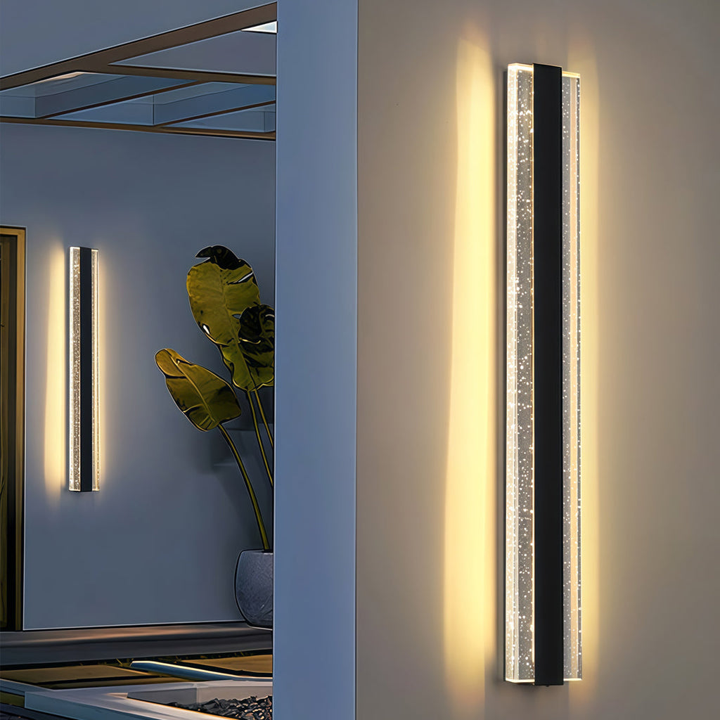CHISWICK CRYSTAL STRIP OUTDOOR LANTERN