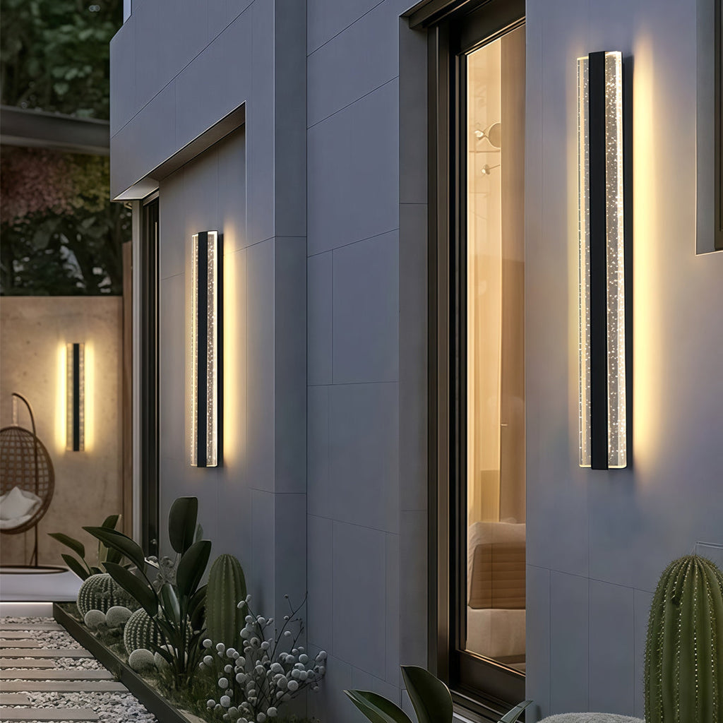 CHISWICK CRYSTAL STRIP OUTDOOR LANTERN