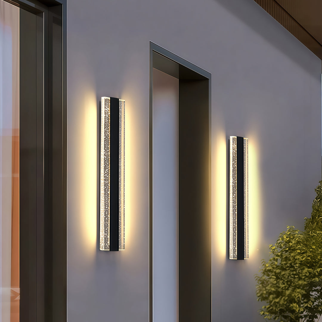 CHISWICK CRYSTAL STRIP OUTDOOR LANTERN