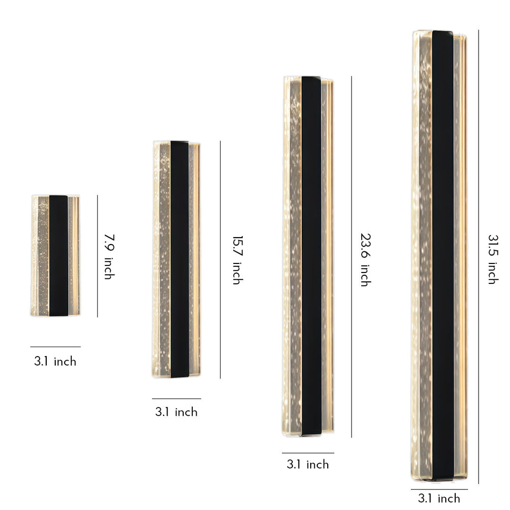 CHISWICK CRYSTAL STRIP OUTDOOR LANTERN