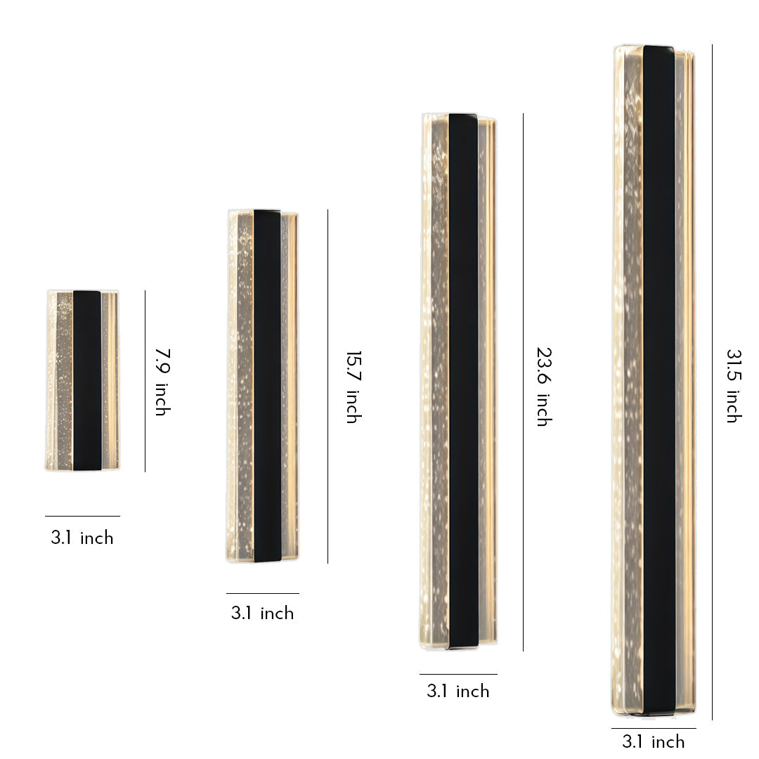 CHISWICK CRYSTAL STRIP OUTDOOR LANTERN
