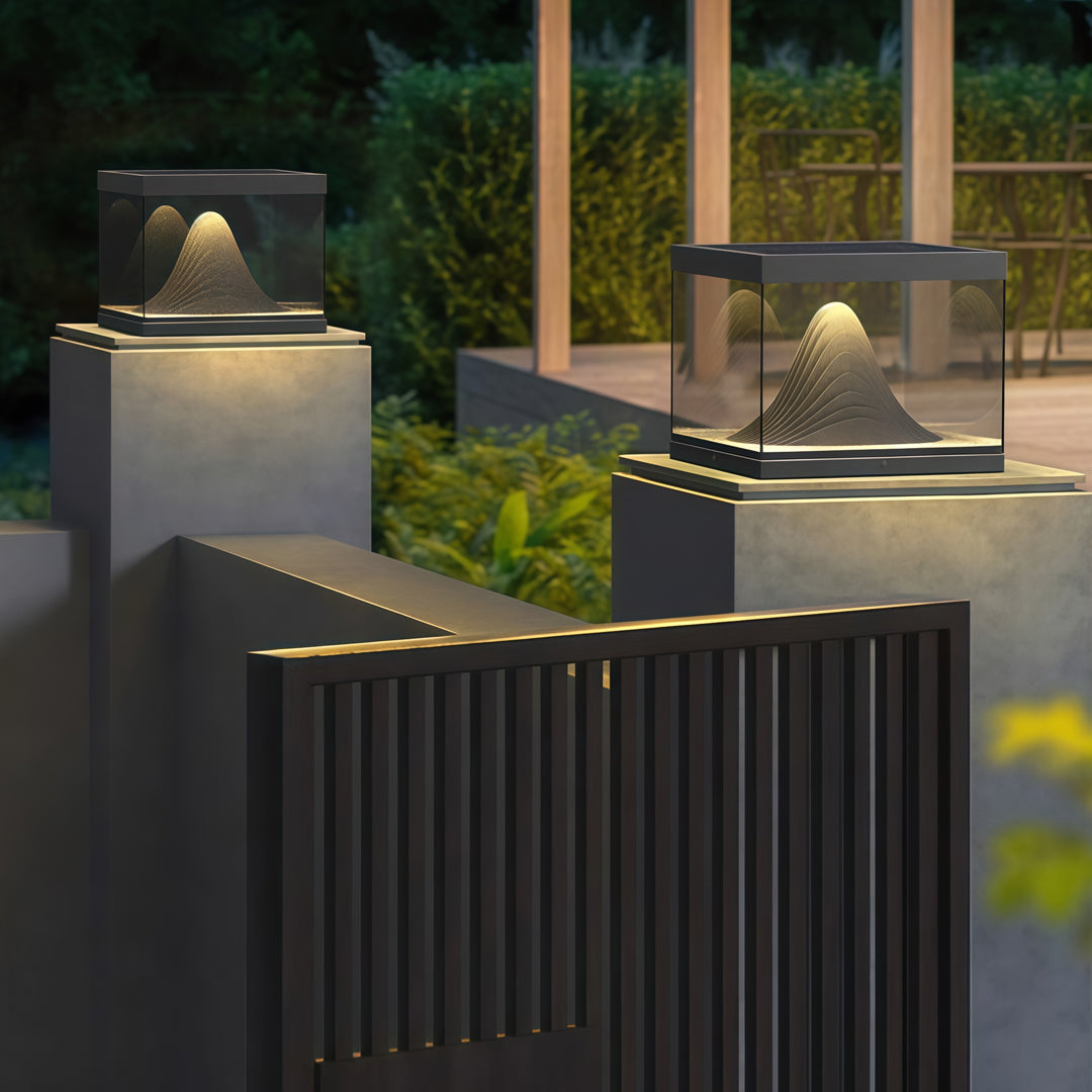 THORNBURY WEATHERPROOF GARDEN PILLAR LANTERN