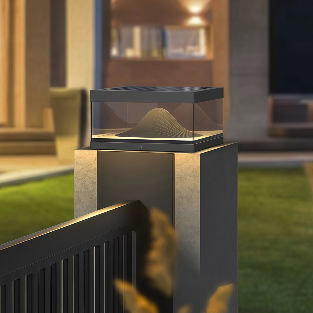 THORNBURY WEATHERPROOF GARDEN PILLAR LANTERN