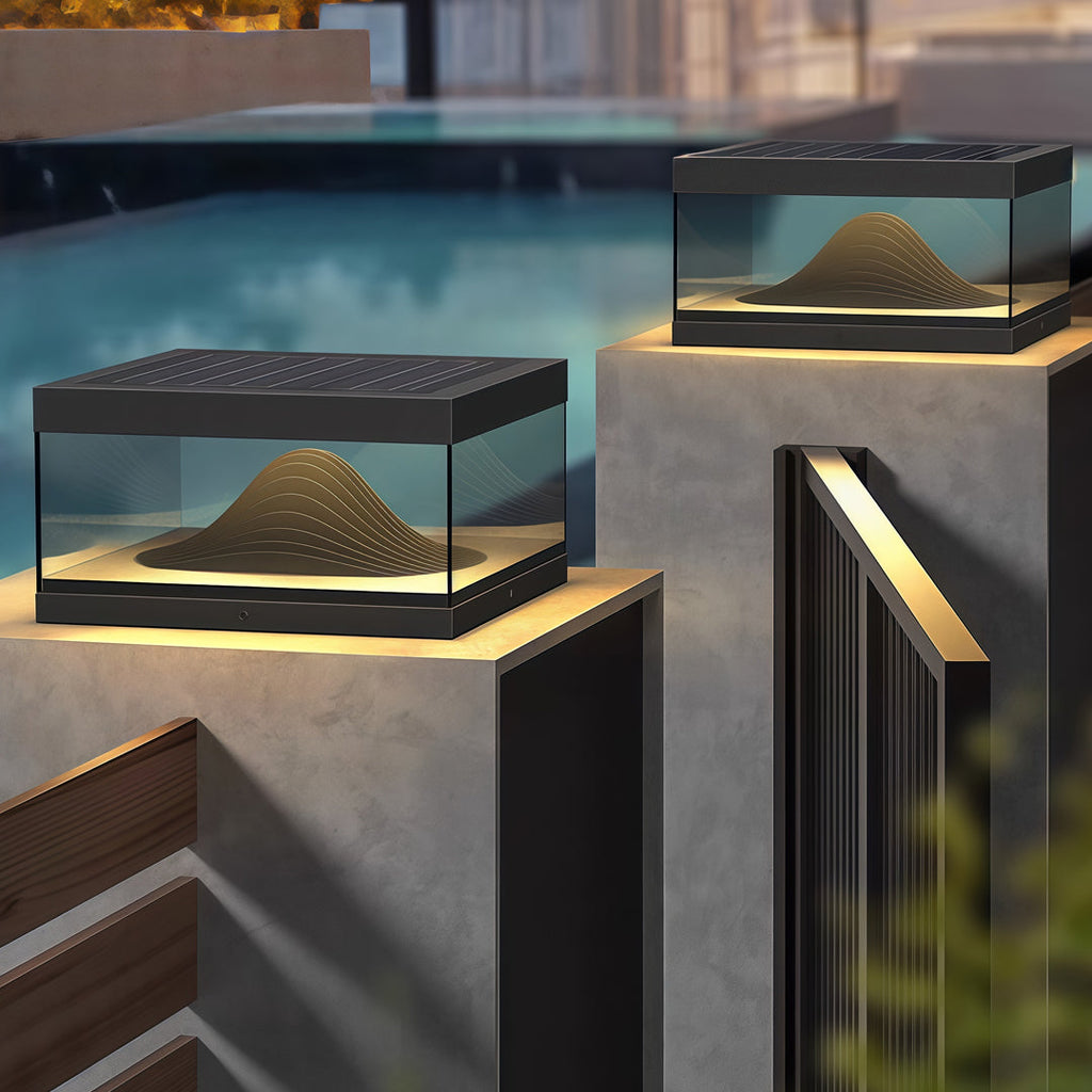 THORNBURY WEATHERPROOF GARDEN PILLAR LANTERN