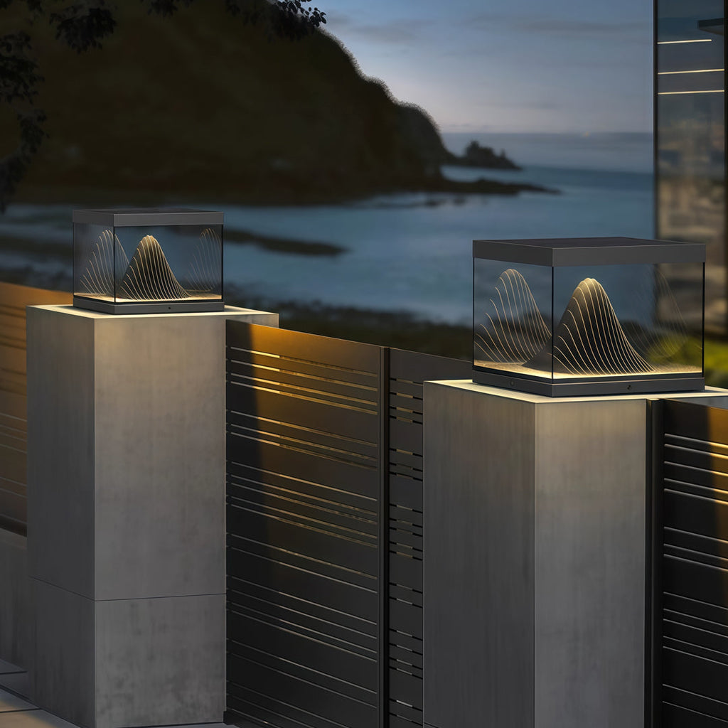 THORNBURY WEATHERPROOF GARDEN PILLAR LANTERN