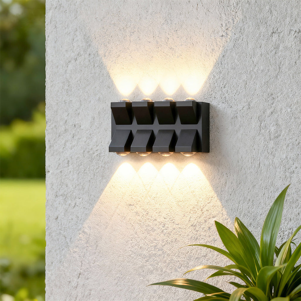 WINTERBOURNE BLACK LED OUTDOOR BIFACIAL LIGHTING FIXTURE