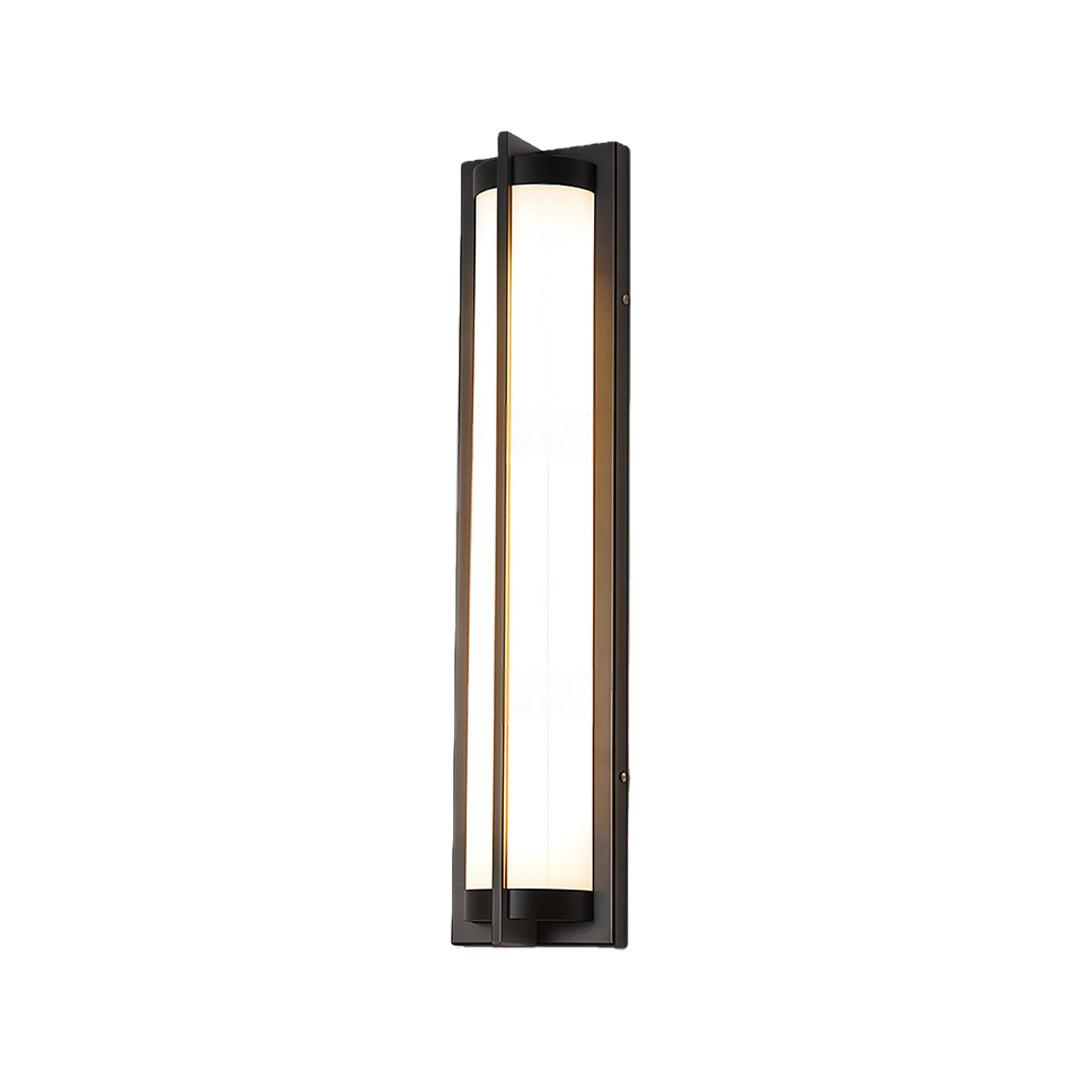 RAVENHURST NIGHTS BLACK MODERN OUTDOOR SCONCE LANTERN