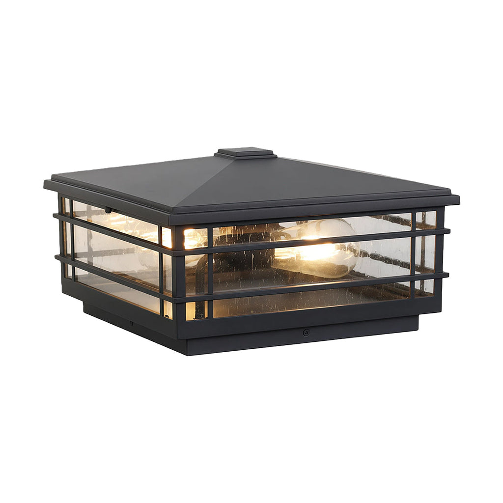 RAVENSCROFT OUTDOOR COLUMN LIGHTING, WEATHERPROOF COURTYARD ILLUMINATION