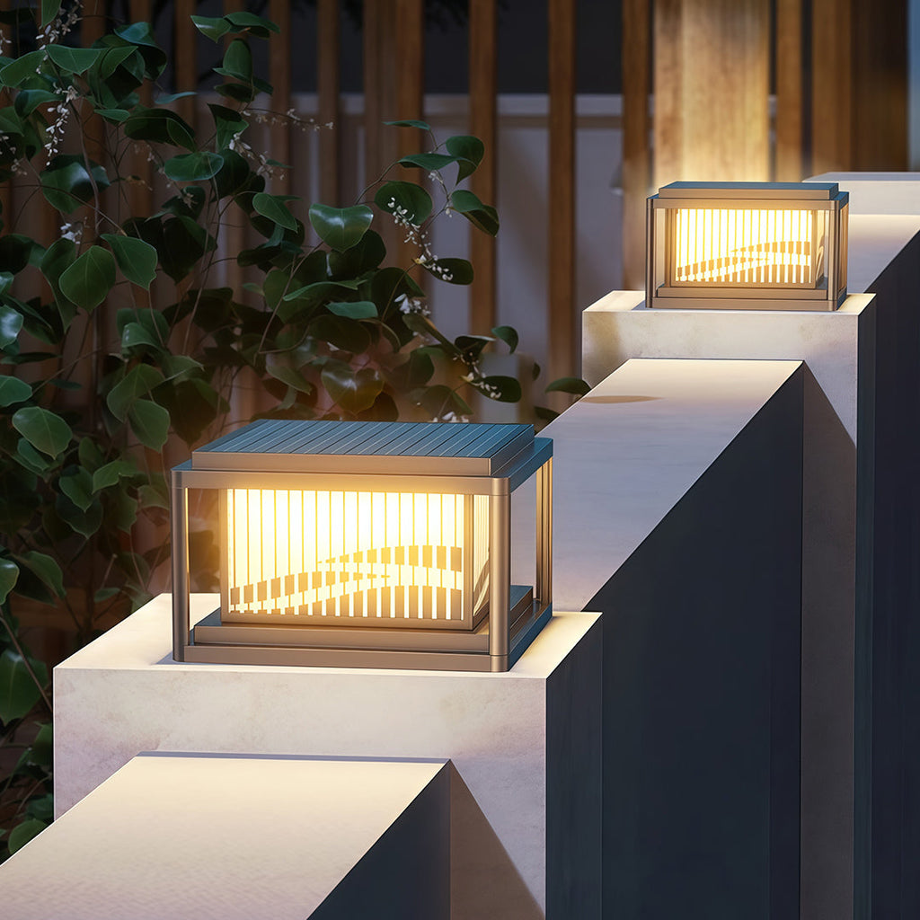 WINDSOR WAVE WATERPROOF PILLAR LANTERN
