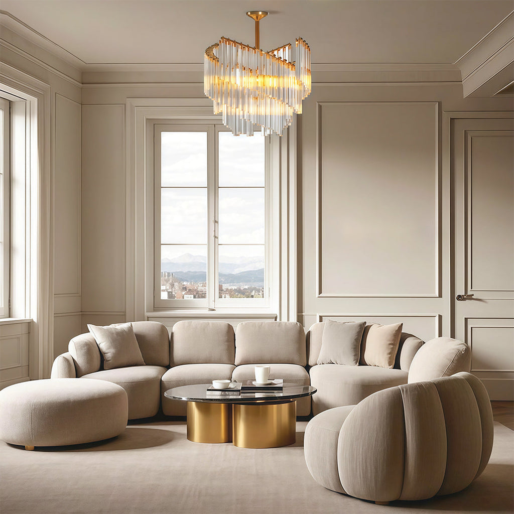 WINTHORPE CRYSTAL ORB CEILING LUMINAIRE