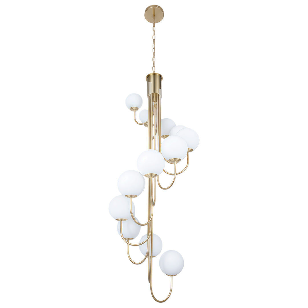 WINDSOR SPIRAL ORB CEILING LUMINAIRE