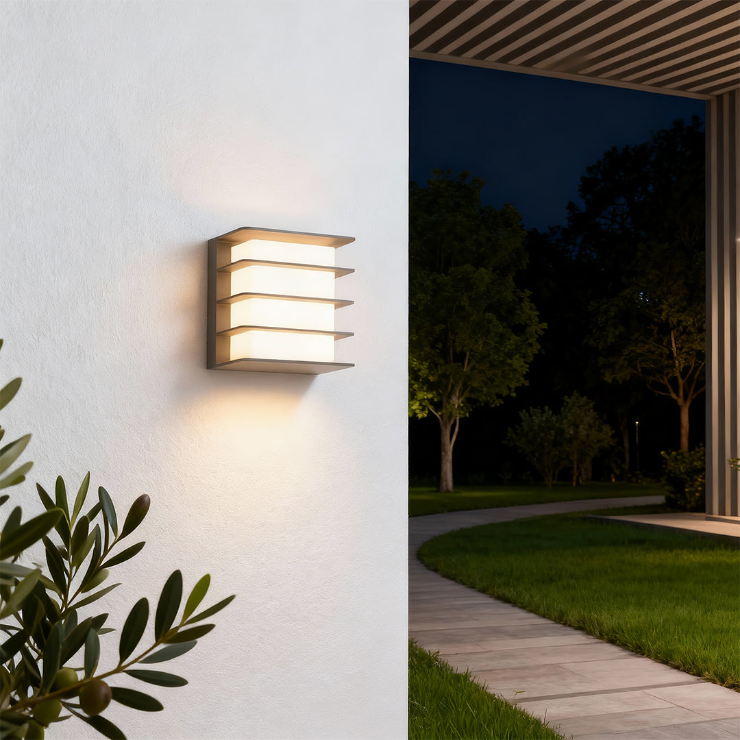 RAVENHALL SQUARE BLACK OUTDOOR LED ILLUMINATOR