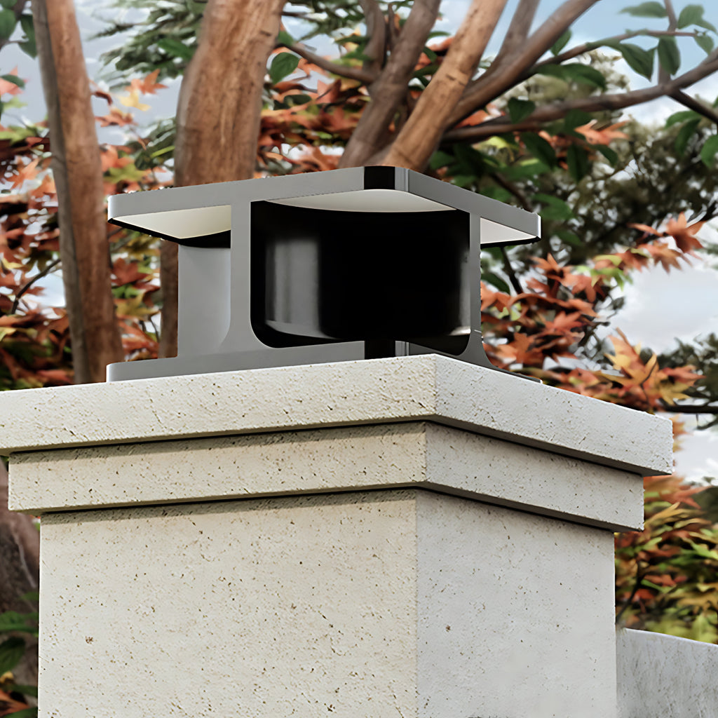 WINDSOR SQUARE STAINLESS STEEL COURTYARD LANTERN