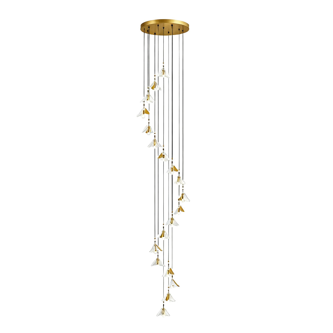 WINDSOR BLOOM CERAMIC CEILING FLORA CHANDELIER
