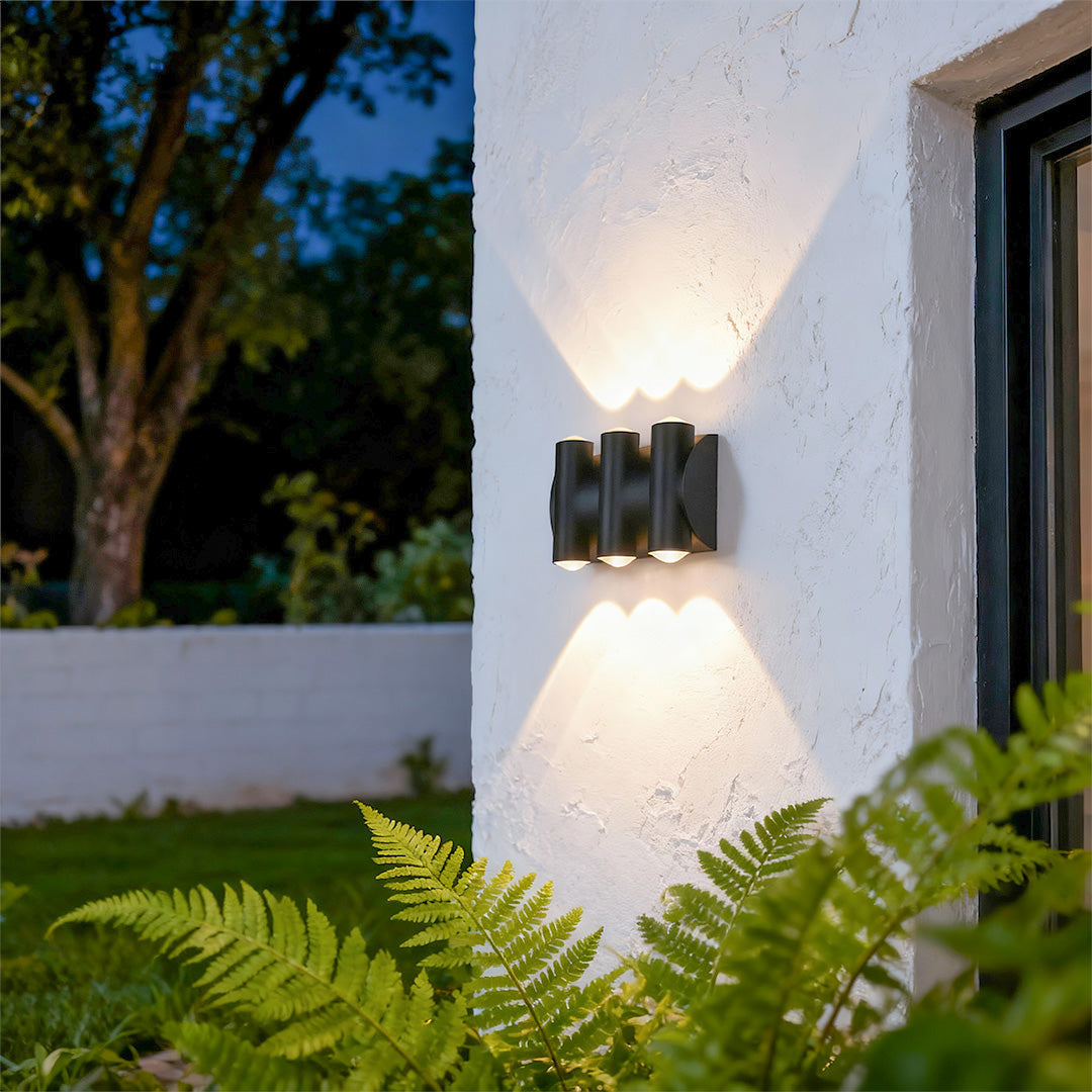 BRANSON DUAL-ANGLE OUTDOOR LED WALL SCONCE