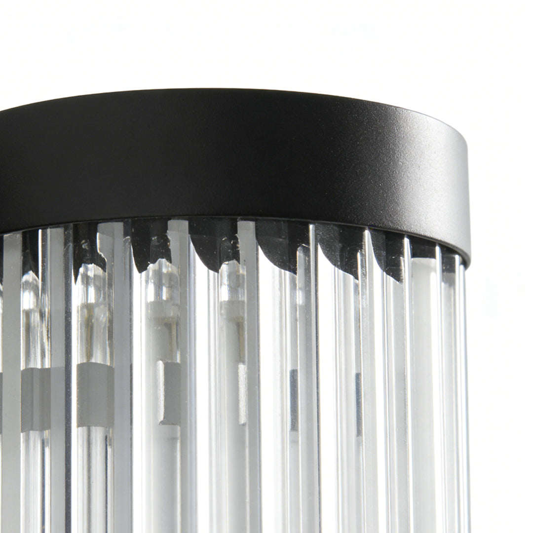 WINCHESTER CYLINDRICAL OUTDOOR LIGHTING FIXTURE, WATER-RESISTANT GARDEN LANTERN