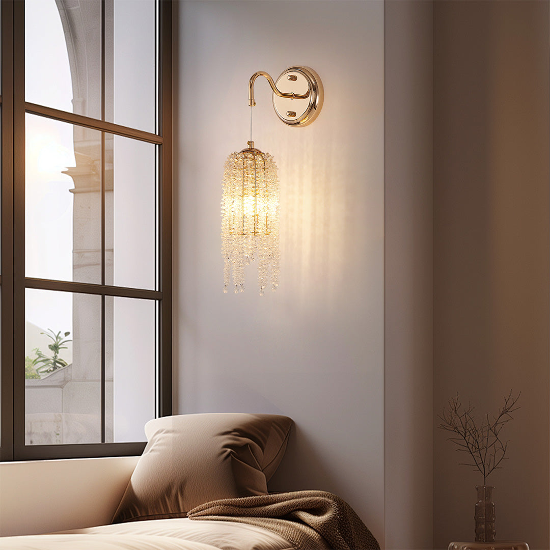 WINDSOR CRYSTAL EMBELLISHED WALL SCONCE