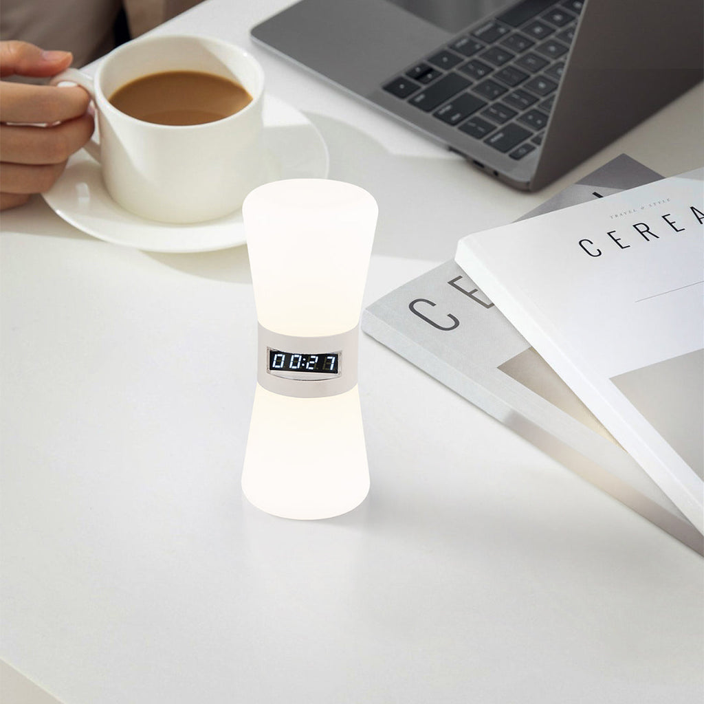WINDSOR HOURGLASS ILLUMINATION TABLE LAMP WITH GRAVITY SENSOR