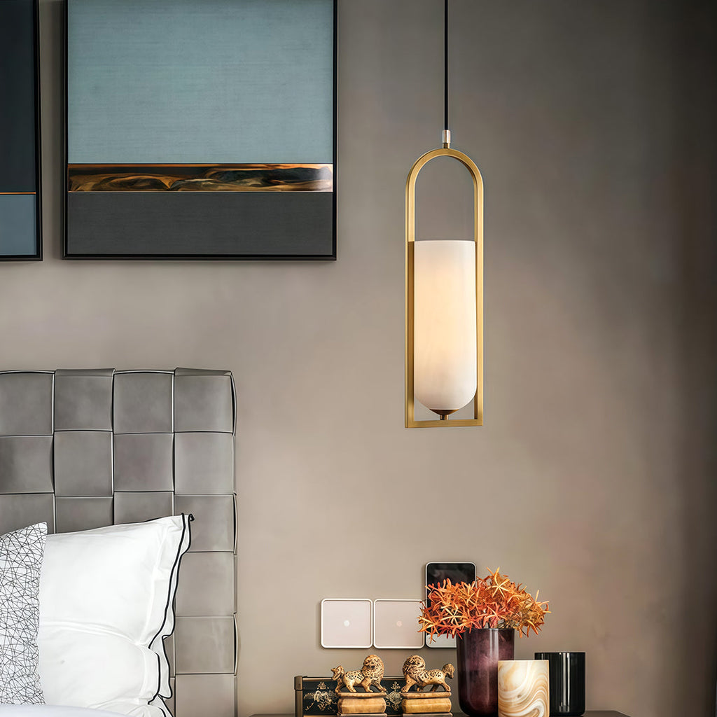 WINTHROP COPPER GLOBE HANGING LIGHT