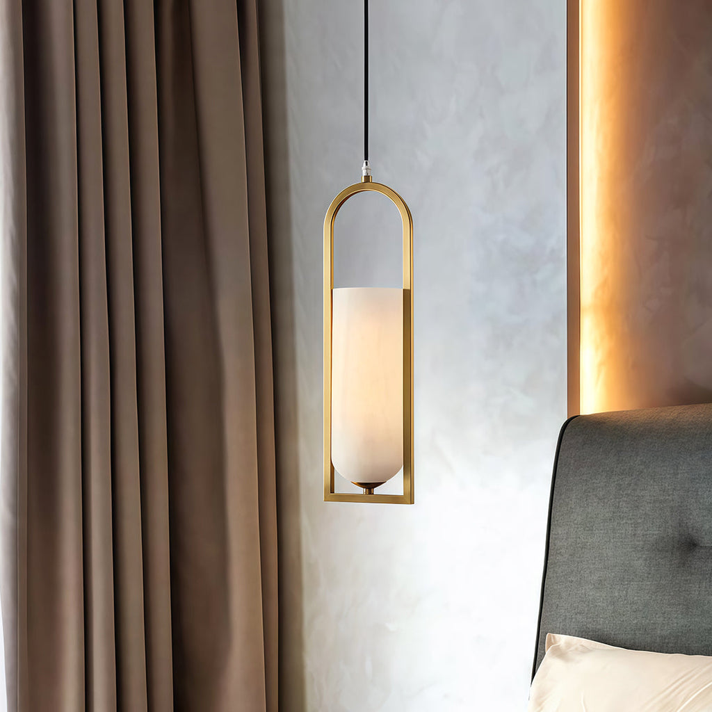 WINTHROP COPPER GLOBE HANGING LIGHT