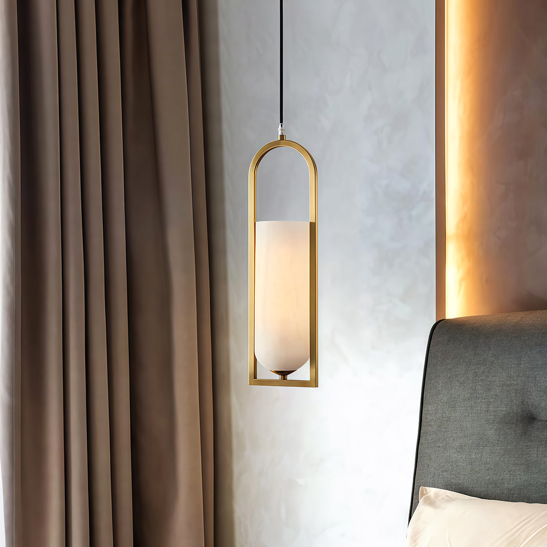 WINTHROP COPPER GLOBE HANGING LIGHT