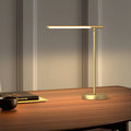 WINTHORPE COPPER-TONED LED DESK LANTERN WITH TILTABLE SHADE FOR OPTIMAL WORKSPACE ILLUMINATION