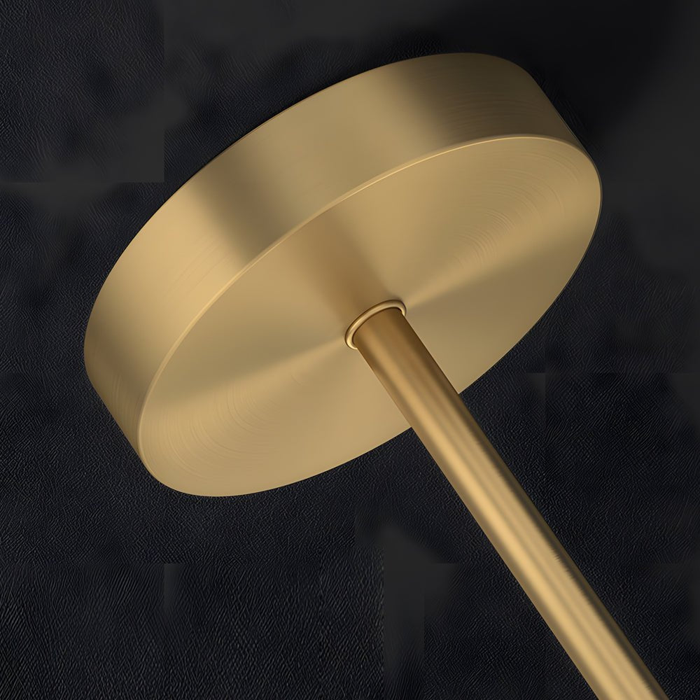 WINTHORPE COPPER-TONED LED DESK LANTERN WITH TILTABLE SHADE FOR OPTIMAL WORKSPACE ILLUMINATION