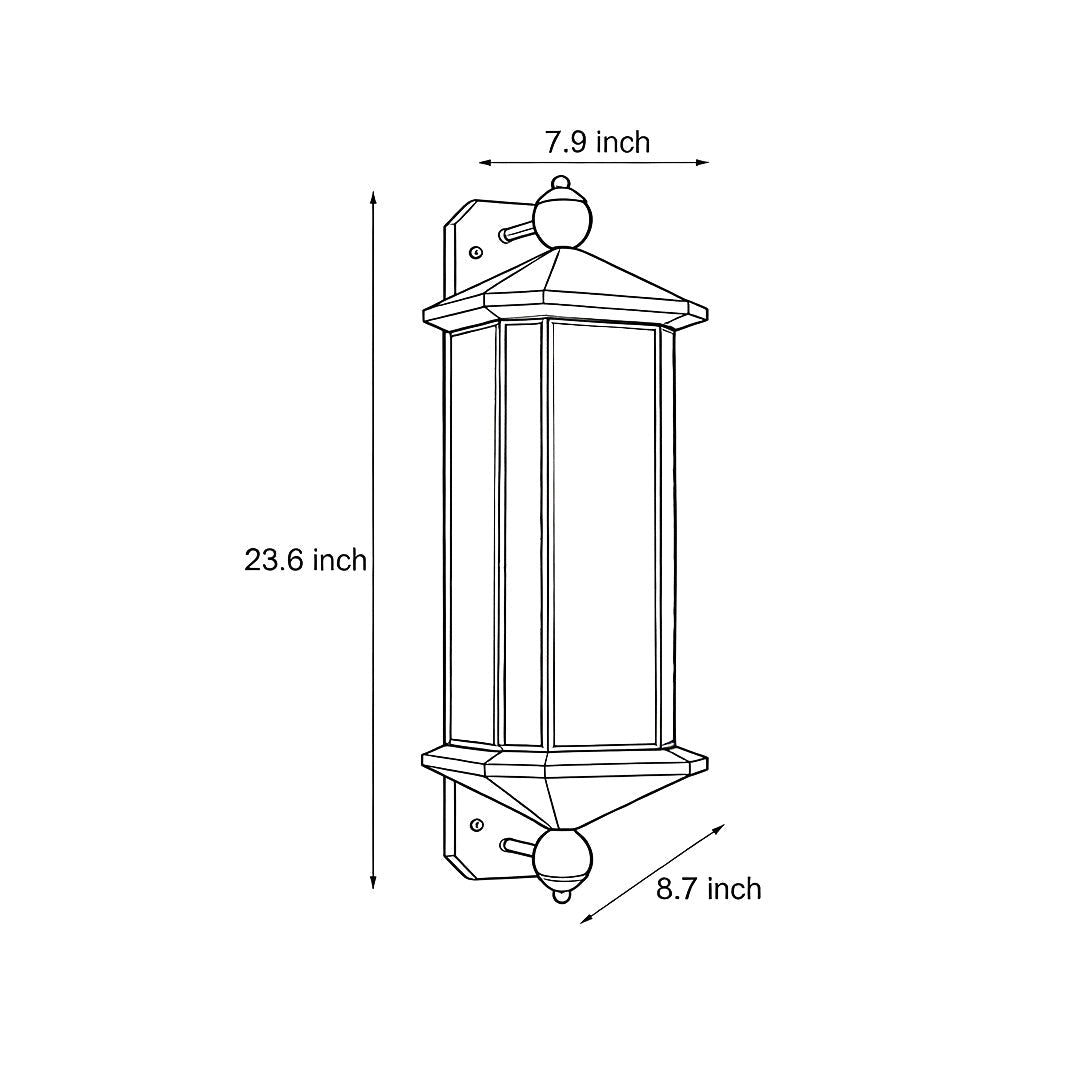 BRADSHAW COPPER GARDEN WALL SCONCE